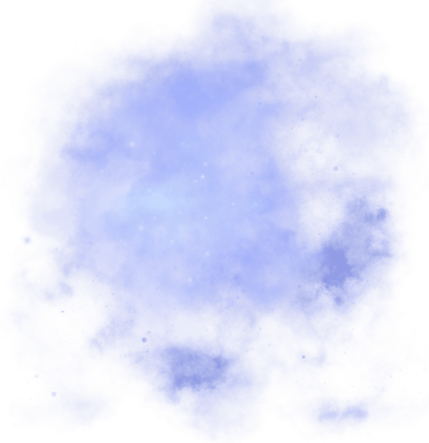 Blue galaxy cloud overlay