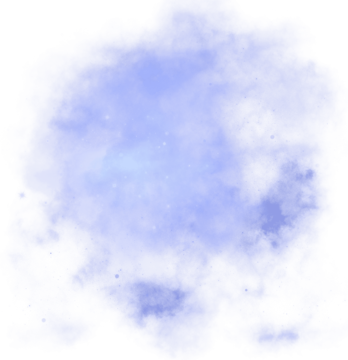 Blue galaxy cloud overlay