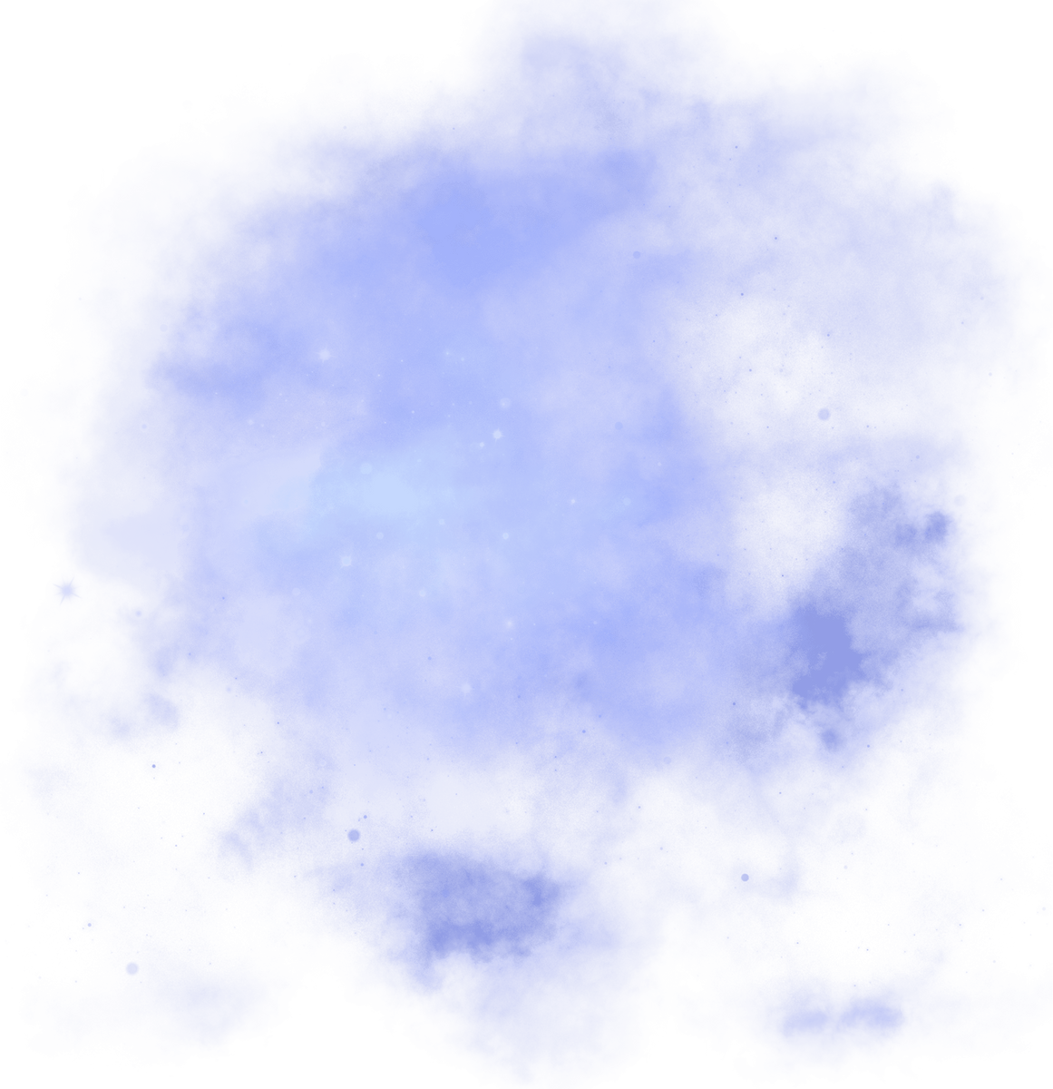 Blue galaxy cloud overlay